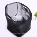 Quality Black Custom Recycled Collapsible Easy Fold Shopping Bags Tote Mesh Bag for Storage Grocery Laundry Cloth Bathroom